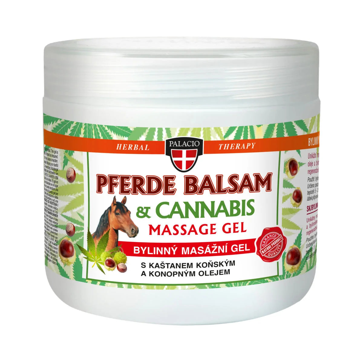 PALACIO Cannabis Massage Gel with Horses 600 ml
