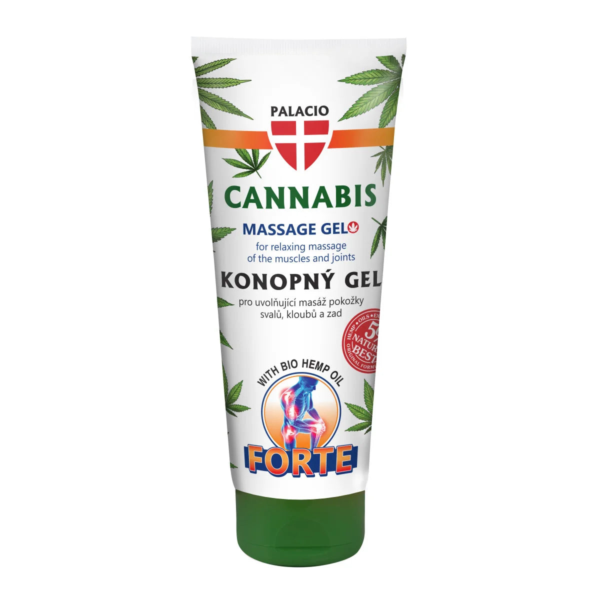 PALACIO Cannabis Massage Gel Forte Tube 200 ml