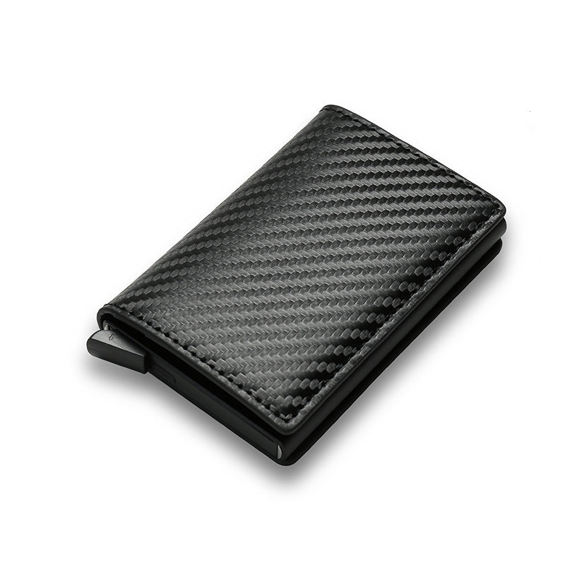 RFID Compact Wallet Unisex Carbon Series