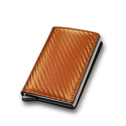 RFID Compact Wallet Unisex Carbon Series