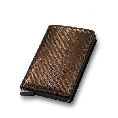 RFID Compact Wallet Unisex Carbon Series