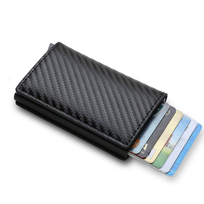 RFID Compact Wallet Unisex Carbon Series