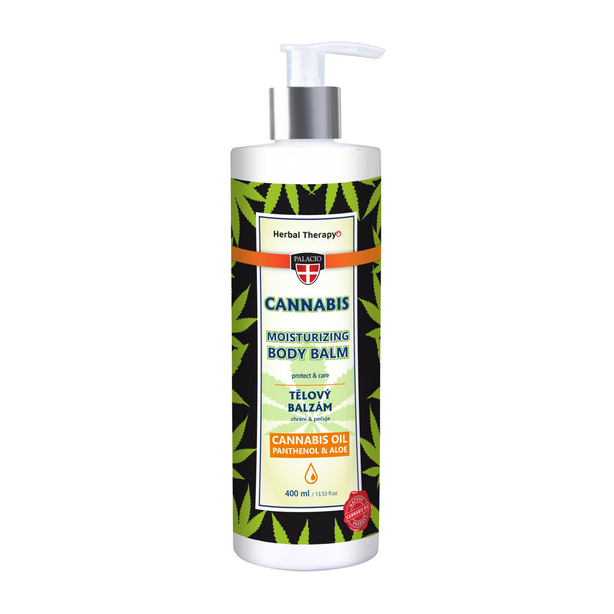 PALACIO Cannabis Body Balm with Pump 400 ml