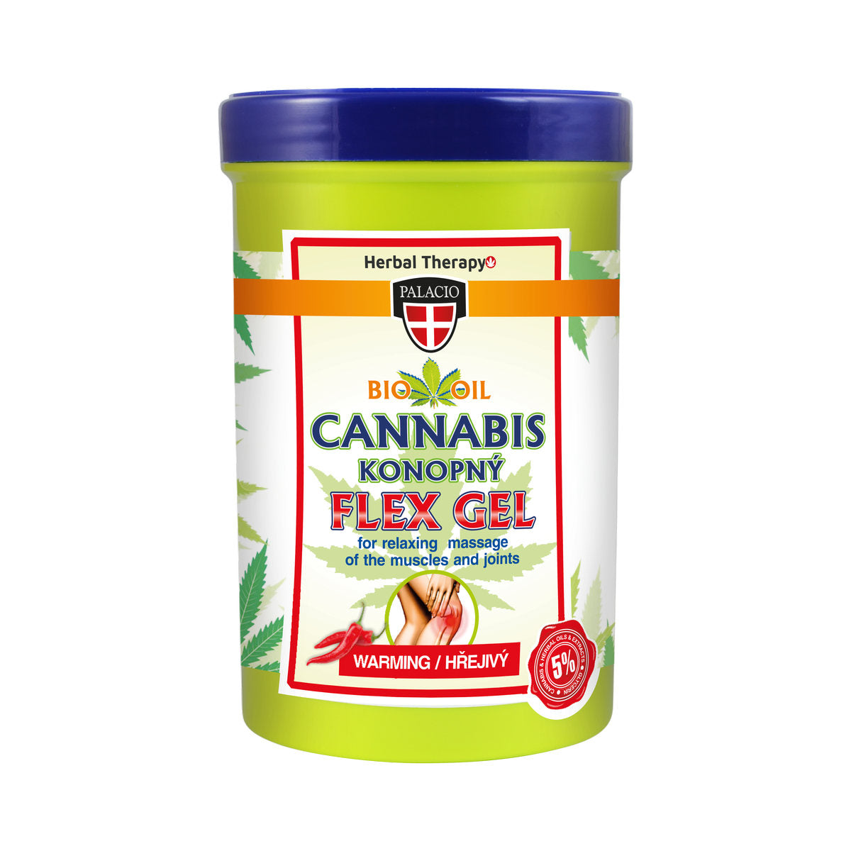 PALACIO Cannabis Massage FLEX Gel Warming 380ml