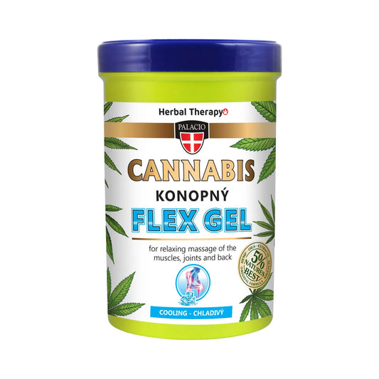 PALACIO Cannabis Massage FLEX Gel Cooling 380 ml